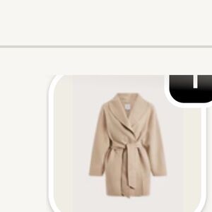 Varley Women's Edgemere wrap jacket / pumice stone marl/ small/ new no tags